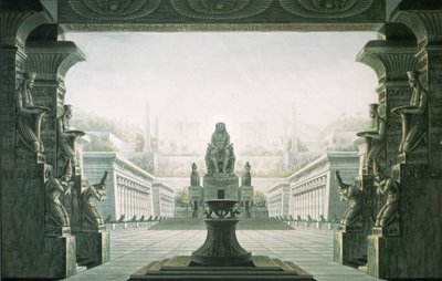Set Design for Last Scene of 